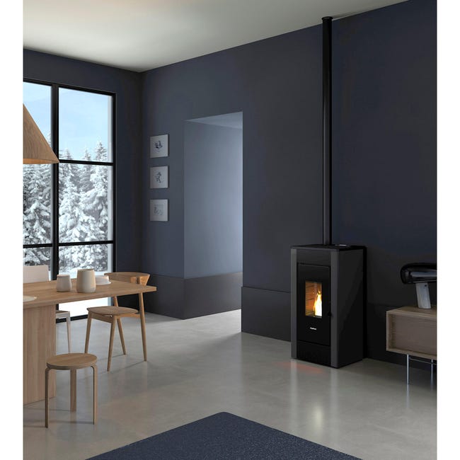 Estufa de Pellet Estanca FREEPOINT Sharp WiFi 7 kW